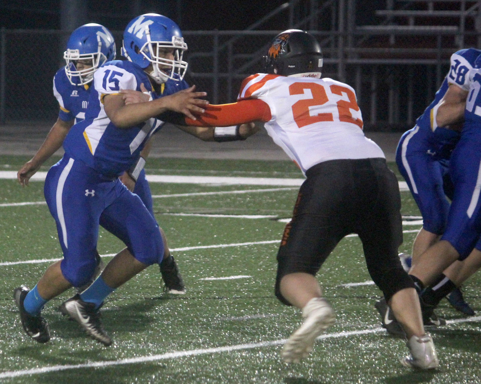 Phillips at McDonell football 9-27-19